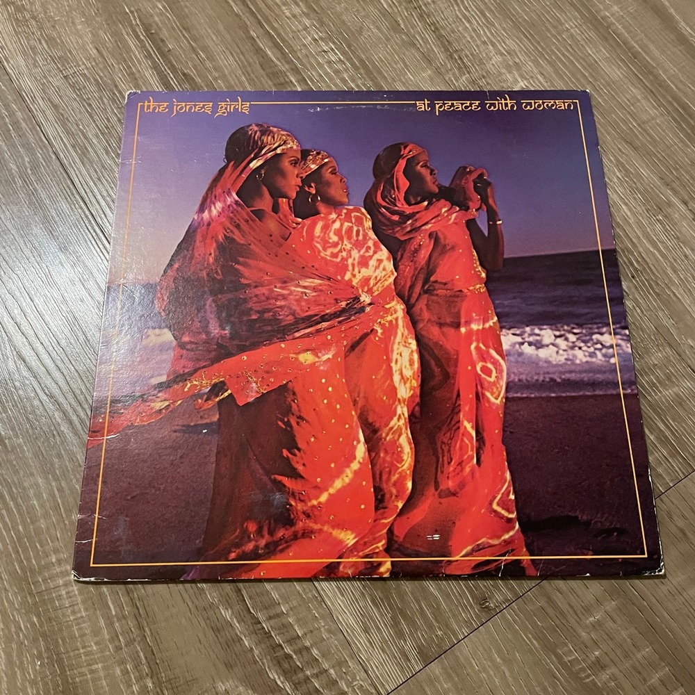 The Jones Girls At Peace With Woman Vinyl LP 1980 Philadelphia Soul R&B Funk